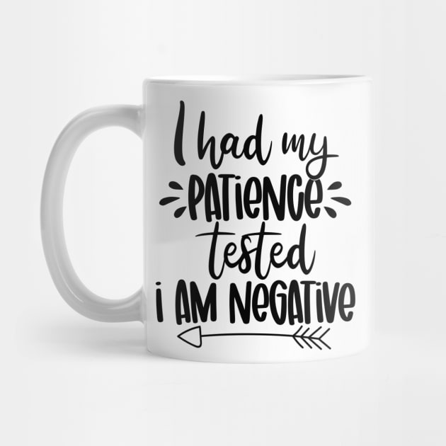 I had my patience Tested - I am Negative by SrboShop